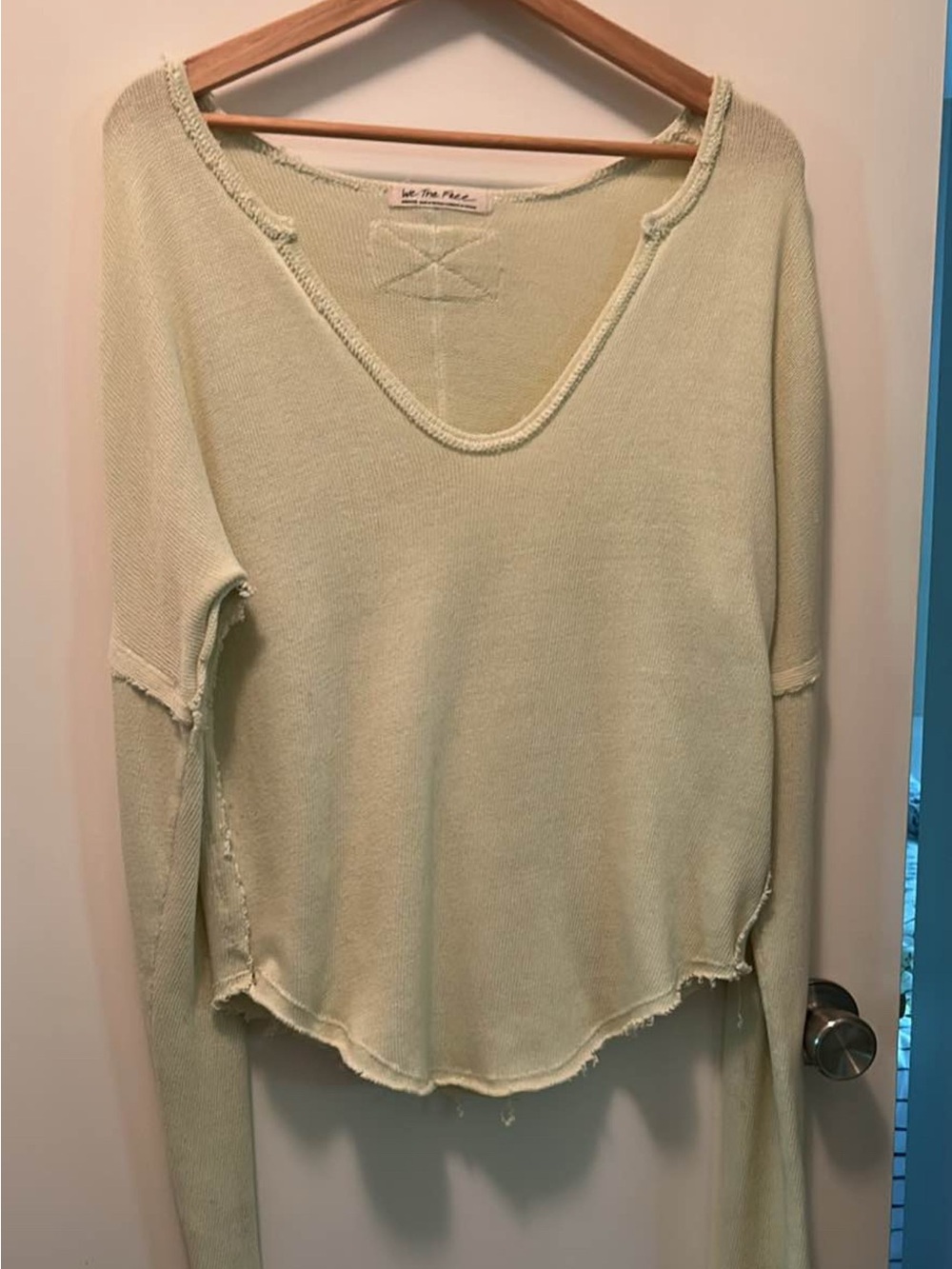 free people we the free size medium citrine sweater